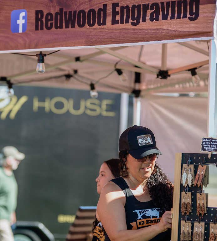 Redwood engraving 12 Bridges Rib Cook Off