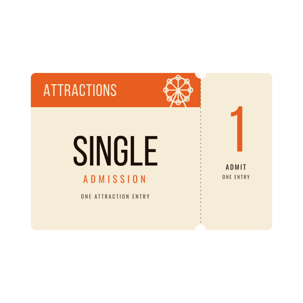 Single Attraction Admission